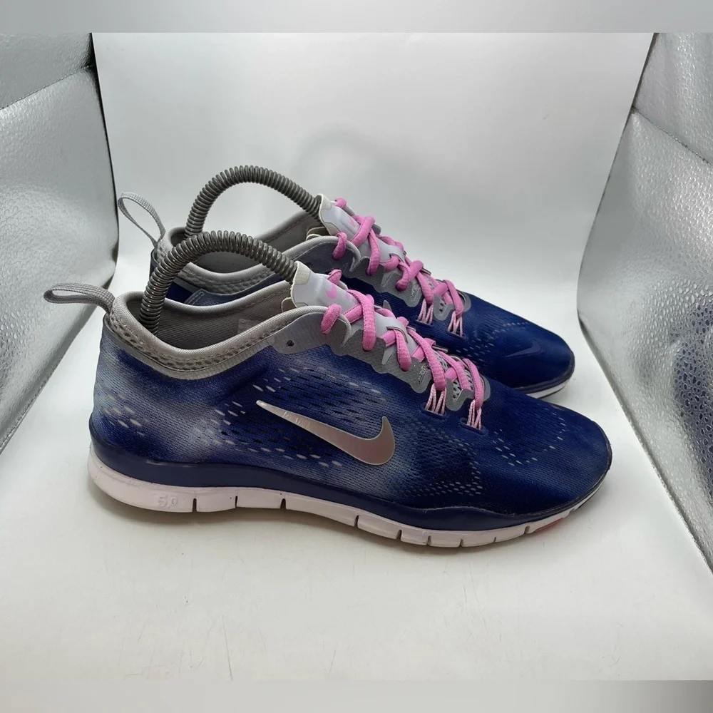 Nike Free TR Fit 4 womens blue sneakers size 7.5